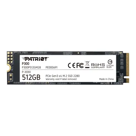 PATRIOT SSD P300 512GB M.2 PCIe Gen 3 x4 1700/1200 MB/s