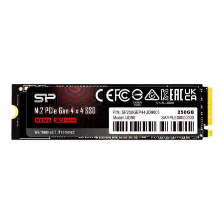 SILICON POWER M.2 2280 PCIe 250GB SSD UD90 Gen4x4 NVMe 4500/1950 MB/s