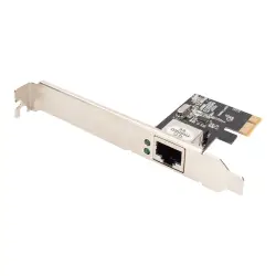DIGITUS Gigabit Ethernet PCI Express Card 32-bit low profile bracket Realtek RTL8111H