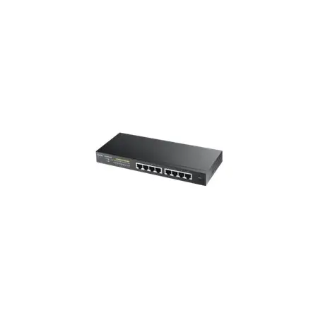 ZYXEL GS1900-8HP 8-port GbE L2 PoE Smart Switch 802.3at desktop fanless 70 Watt