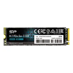 SILICON POWER SSD Ace A60 2TB M.2 PCIe Gen3 x4 NVMe 2200/1600 Mb/s