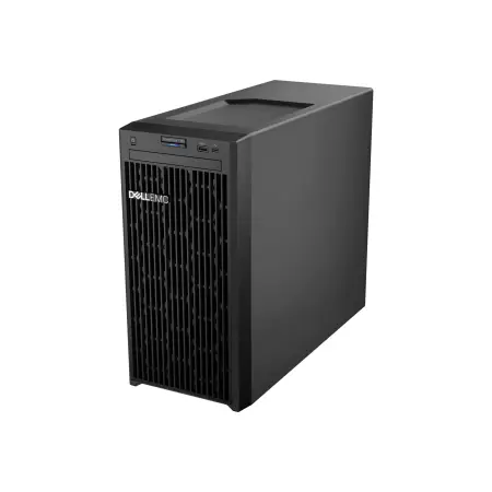 DELL PE T150 Chassis 4x3.5 cabled Xeon E-2314 16GB 1x2TB On Board LOM DP PERC H355 Adapter iDRAC9 Basic 15G
