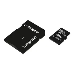 GOODRAM Karta Pamięci Micro SDXC 64GB Class 10 UHS-I + Adapter