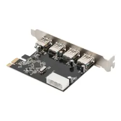 DIGITUS DS-30221-1 DIGITUS Kontroler USB3.0 PCI Express, 4xUSB3.0, Chip: VL805