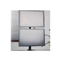 TECHLY Podwójne ramię biurkowe do LED/LCD 13-27 2x10kg pionowe regulowane