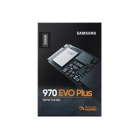 SAMSUNG MZ-V7S250BW Samsung SSD 970 EVO Plus, 250GB, M.2 PCIe x4, 3500/2300 MB/s