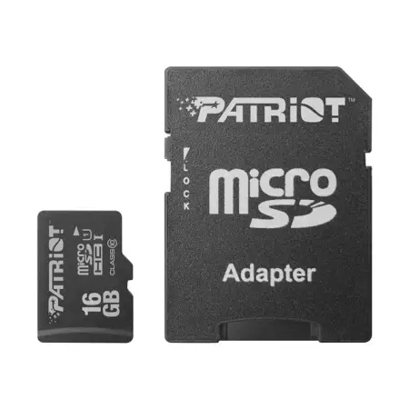 PATRIOT MicroSDHC Card LX Series 16GB UHS-I/Class 10
