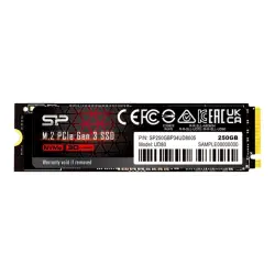 SILICON POWER SSD UD80 250GB M.2 PCIe Gen3 x4 NVMe 3400/1800 MB/s