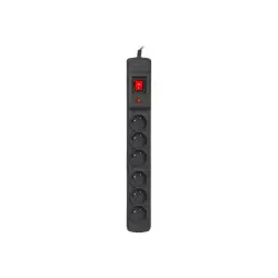 ARMAC Surge protector MULTI M6 10m 6x French outlets black