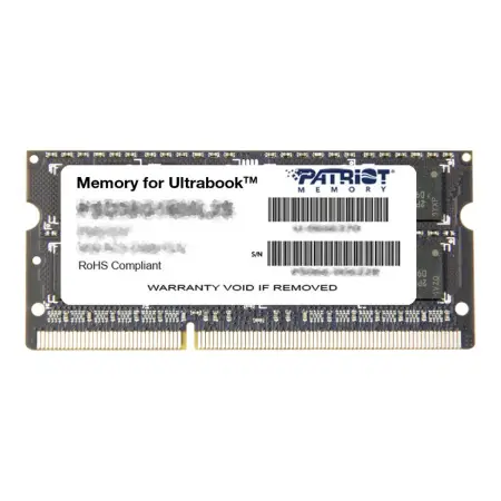PATRIOT PSD38G1600L2S Patriot 8GB 1600MHz DDR3 Non-ECC CL11 1.35V SODIMM, for Ultrabook
