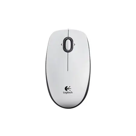 LOGITECH 910-003360 B100 Optical USB Mouse for Business, white
