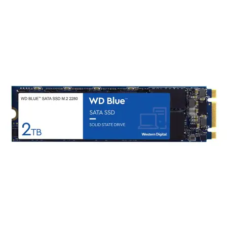 WDC WDS200T2B0B Dysk WD Blue SSD M.2 SATA 2TB SATA/600, 560/530 MB/s, 3D NAND