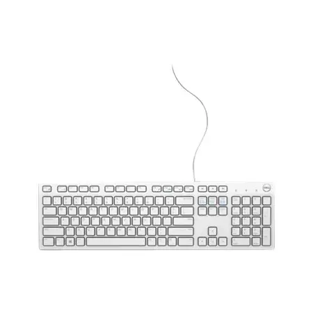 DELL Keyboard : US-Euro (Qwerty) KB216 Quietkey USB, White