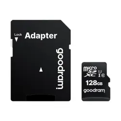 GOODRAM Karta Pamięci Micro SDXC 128GB Class 10 UHS-I + Adapter