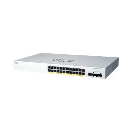 CISCO Business Switching CBS220 Smart 24-port Gigabit PoE 195W 4x1G SFP uplink