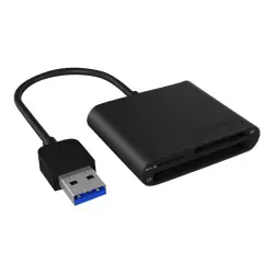 ICYBOX IB-CR301-U3 IcyBox Zewnętrzny czytnik kart pamięci USB 3.0, CF, SD, microSD