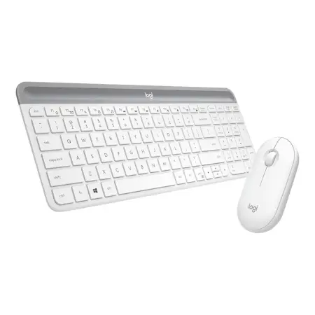 LOGITECH Slim Wireless Keyboard and Mouse Combo MK470 - OFFWHITE - US INTNL - INTNL