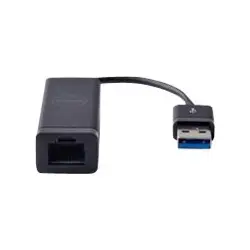 DELL Adapter USB 3.0 Ethernet (PXE) Adapter - Black