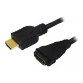 LOGILINK CH0058 LOGILINK - Kabel HDMI 1.4, HDMI male / female Gold 5m