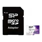 SILICON POWER Karta Pamięci Micro SDXC 128GB UHS-I U3 V30 +adapter 100MB/s