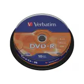 VERBATIM 43523 Verbatim DVD-R   cake box 10 4.7GB 16x matte silver