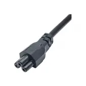 AKYGA Kabel zasilający do notebooka AK-NB-08A koniczynka IEC C5 CEE 7/7 250V/50Hz 1m