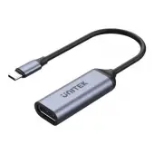 UNITEK V1415C ADAPTER USB-C - DisplayPort 1.4 8K 60Hz 15cm ALU