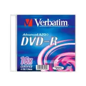 VERBATIM 43547 Verbatim DVD-R slim jewel case 1pc 4.7GB 16x