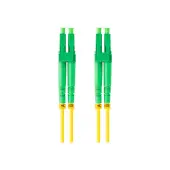 LANBERG fiber optic patchcord SM LC/APC-LC/APC duplex 2m LSZH g657a1 3.0mm yellow