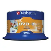 VERBATIM 43533 Verbatim DVD-Rcake box 50 4.7GB 16x do nadruku Wide