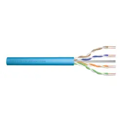 DIGITUS Installation cable cat.6A U/UTP Dca solid wire AWG 23/1 LSOH 100m violet foiled
