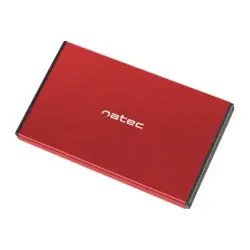 NATEC NKZ-1279 Natec obudowa RHINO GO USB 3.0 na dysk 2,5 SATA, czerwona, Aluminium
