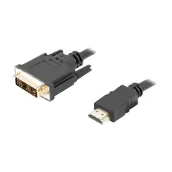 LANBERG CA-HDDV-10CC-0030-BK Lanberg kabel HDMI -> DVI-D(18+1) M/M Single Link, czarny 3m