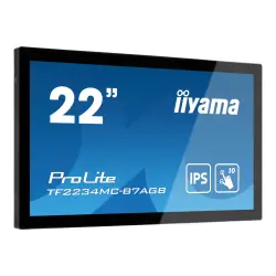IIYAMA 21.5inch IPS PCAP AG Bezel Free 10P Touch 1920x1080 1000:1 300cd/m2 8ms VGA DP HDMI USB Interface