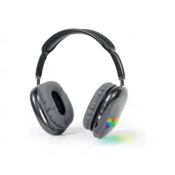 GEMBIRD Słuchawki stereo Bluetooth z efektem świetlnym LED kolor czarny