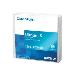 QUANTUM MR-L6MQN-03 Quantum data cartridge, LTO Ultrium 6 (LTO-6), non-labeled