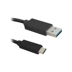 QOLTEC 50493 Qoltec Kabel USB 3.1 typ C męski USB 3.0 A męski 1.8m