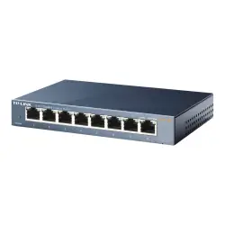 TPLINK TL-SG108 TP-Link TL-SG108 Switch 8x10/100/1000Mbps, Metal case, IEEE 802.1p QoS
