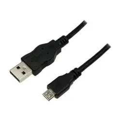 LOGILINK CU0057 LOGILINK - Kabel USB 2.0 Typ-A męski do Typ- micro B męski dł. 0,6m, czarny