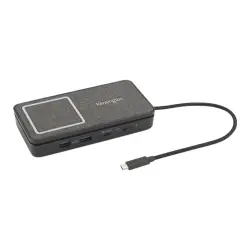 KENSINGTON SD1700p USB-C Dual 4K Portable Docking Station with Qi Charging