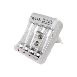 LOGILINK PA0168 LOGILINK - Ładowarka do akumulatorów Ni-MH / Ni-Cd AA / AAA / 9V