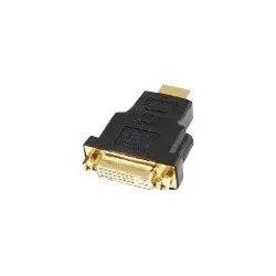 GEMBIRD A-HDMI-DVI-3 Gembird adapter HDMI(M) - DVI-D(F)(24+1) Single link, czarny