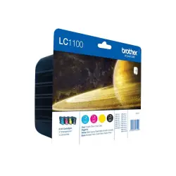 BROTHER LC1100VALBP Zestaw Brother LC1100 CMYK Blister Pack 450str MFC6490CW / DCP6690CW