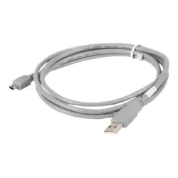 LANBERG CA-USBK-10CC-0018-S Lanberg kabel USB 2.0 mini AM-BM5P 1.8m szary