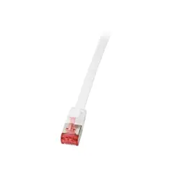 LOGILINK CF2061S LOGILINK - Płaski Patch cord U/FTP 6 PIMF dł.3m biały