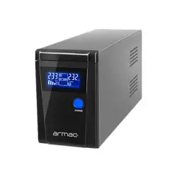 ARMAC O/850E/PSW Armac UPS OFFICE Pure Sine Wave 850VA LCD 2x FR 230V, metalowa obudowa