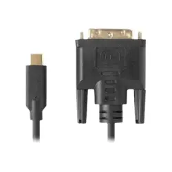 LANBERG Kabel USB-C M ->DVI-D 24+1 M 3m czarny