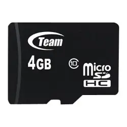 TEAM GROUP Karta Pamięci Micro SDHC 4GB Class 10 +Adapter