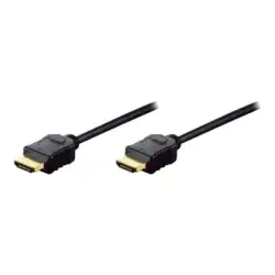 ASM AK-330107-050-S ASSMANN Kabel HDMI 1.4 HighSpeed z Ethernetem Typ HDMI A/HDMI A M/M czarny 5m