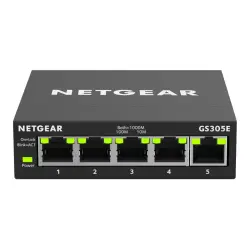 NETGEAR GS305E-100PES Netgear 5PT GIGE SMART MANAGED PLUS SOHO SWITCH (GS305E)